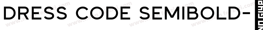 Dress Code SemiBold字体转换